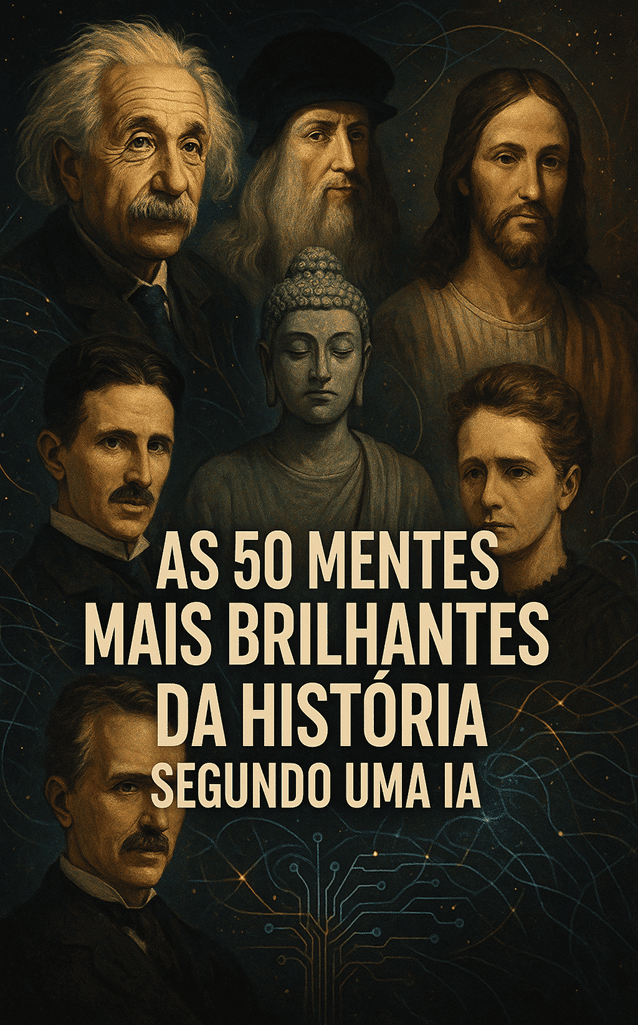 Lista das mentes mais brilhantes da história segundo uma IA para inspiração